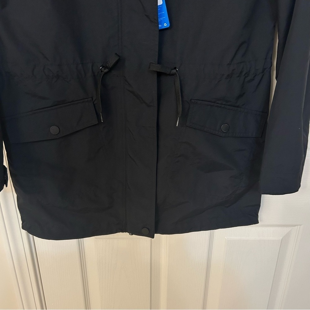 Columbia Women's Pardon My Jacket Hooded Rain Coat in Black Size S - Picture 9 of 12